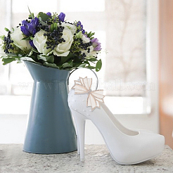 2 шт. украшения для обуви из полиэстера со стразами в виде банта&nbsp;FIND-GO0002-35