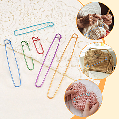 6 шт. алюминиевый держатель петель&nbsp;AJEW-SP0003-80