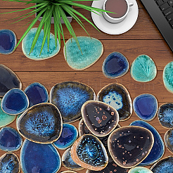 200 г двухцветной фарфоровой мозаичной плитки&nbsp;PORC-SP0001-10