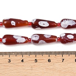 Природные пожары треск агат бисер нитей&nbsp;G-K393-F01-8x20