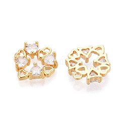 Латунные микро проложить кубического циркония подвески&nbsp;KK-N263-55G