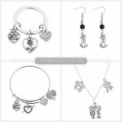 45шт 9 стиля подвески из сплава в тибетском стиле&nbsp;TIBEP-CJ0002-74