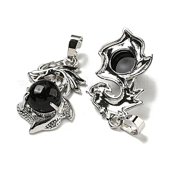 Природные подвески обсидиана&nbsp;G-G111-01P-03