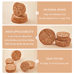 10 шт. 2 пробковые пробки для бутылок&nbsp;AJEW-GF0007-64