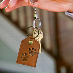 Брелки из искусственной кожи&nbsp;KEYC-WH20005-25E