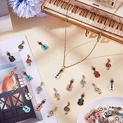 40шт 10 стиля подвески из сплава с эмалью&nbsp;FIND-ME0001-94