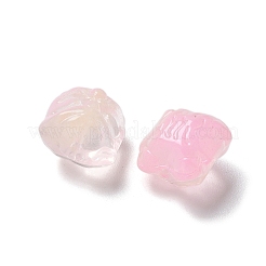 Выпечка расписные прозрачные стеклянные бусины&nbsp;X1-GLAA-C035-01J