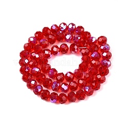 Стеклянные бусины с гальваническим покрытием &nbsp;EGLA-A044-T8mm-L01