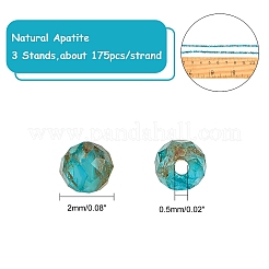 Природного апатита нитей бисера&nbsp;G-AR0001-84