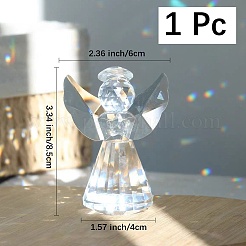 1 шт. стеклянные украшения для показа ангелов&nbsp;AJEW-DJ0002-49A