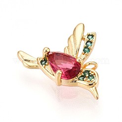 Латунные микро проложить кубического циркония подвески&nbsp;KK-N261-11G