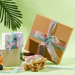 2 пара 2-х стилевых нейлоновых шифоновых шнурков для обуви с градиентным цветом&nbsp;FIND-GF0004-83B