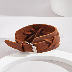 1шт. браслеты из воловьей кожи для мужчин&nbsp;BJEW-LP0001-18