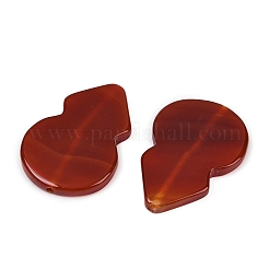 Натуральный красный агат бисера&nbsp;G-S393-09