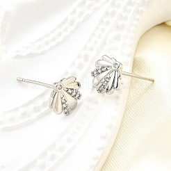 Серьги-гвоздики из циркония&nbsp;EJEW-M103-08P