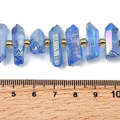 Гальванические природный кристалл кварца бусы пряди&nbsp;G-F800-F14