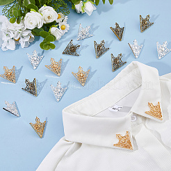 6 пара 3-х цветных треугольных значков из сплава&nbsp;JEWB-DC0001-29