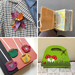 9шт. 3-х цветный нетканый материал&nbsp;DIY-TA0013-68