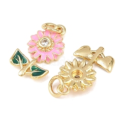 Латунные микро проложить кубического циркония подвески&nbsp;KK-H525-09G