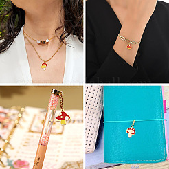 8 шт. 4 стиля эмалевых подвесок из нержавеющей стали 304&nbsp;STAS-TA0003-37