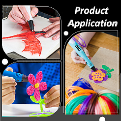 ПВХ прямоугольник многоцелевые 3D-шаблоны для 3D-печати&nbsp;LS-DIY-WH0010-63