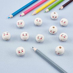 Европейский бисер из клена&nbsp;WOOD-FH0001-53