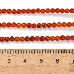 Природного сердолика нитей бисера&nbsp;G-Z116-A22-3mm