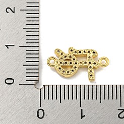 Покрытие стойки латунь микро-паве прозрачный кубический цирконий Fe соединения на слова&nbsp;KK-B091-51G