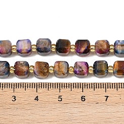 Природных тигровый глаз бисер нитей&nbsp;G-F812-A01-01A