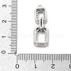 Латунные микро проложить кубический цирконий подвеска&nbsp;KK-L228-16P