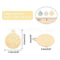 Подвески из нержавеющей стали 304 с вакуумным покрытием pvd&nbsp;STAS-UN0012-97