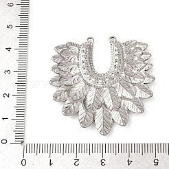 Подвеска из нержавеющей стали 304 со стразами&nbsp;STAS-D129-07P