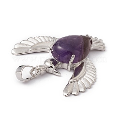 Подвески из натурального аметиста &nbsp;G-P484-05P-05