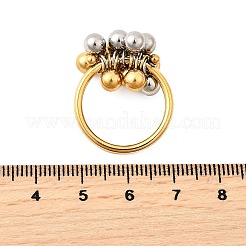 Кольца из нержавеющей стали 304 для женщин&nbsp;RJEW-V014-09GP