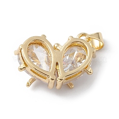 Стойки обшивки латунь микро проложить Циркон подвеску&nbsp;KK-E003-18G-02