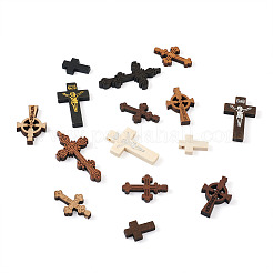 150шт 15 деревянных подвески&nbsp;WOOD-FW0001-04