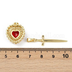 Латунные микропаве прозрачные кубические цирконии подвески наборы&nbsp;KK-R226-08G