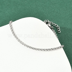 Браслеты-цепочки из нержавеющей стали 304 для унисекс&nbsp;BJEW-K282-01B-P