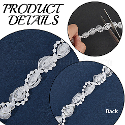 Кружевная лента из полиэстера&nbsp;OCOR-WH20001-83A