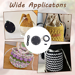 1 сумка наборы для самостоятельного изготовления круглой сумки-ведра&nbsp;PURS-CL0001-09B