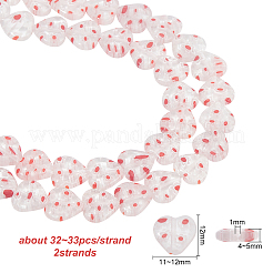 2 прядь бусины ручной работы миллефиори лэмпворк&nbsp;LAMP-OC0001-49