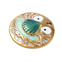 Подвески из нержавеющей стали 304 с эмалью&nbsp;STAS-A092-01C-G