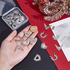 30 шт. 5 стиля подвески из нержавеющей стали 201 с защитой от потускнения&nbsp;STAS-UN0062-07P