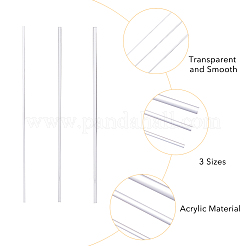 24шт 3-х стилевых акриловых опорных стержней&nbsp;DIY-FH0005-52
