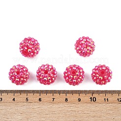 AB-цвет смолы горный хрусталь бисер&nbsp;RESI-S315-14x16-09