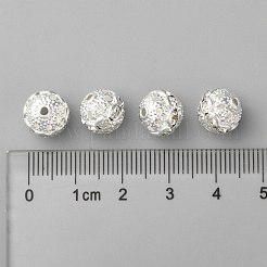 Латунные бусины со стразами &nbsp;RB-H041-20