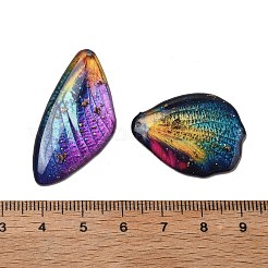 4 шт. подвески в виде крыльев бабочки из прозрачной эпоксидной смолы&nbsp;RESI-C057-05C