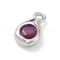 Латунные микро проложить кубического циркония подвески&nbsp;KK-G548-20P