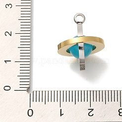 Подвески из непрозрачной смолы из нержавеющей стали 304 с ионным покрытием (ip)&nbsp;STAS-P371-001G