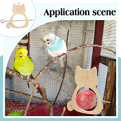 Деревянная кормушка для птиц&nbsp;AJEW-FG0004-81B